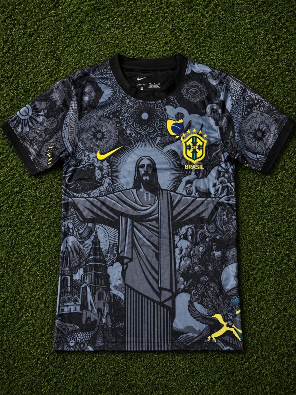 Brazil Culture Graphic Tee - Rio Landmarks & Christ the Redeemer